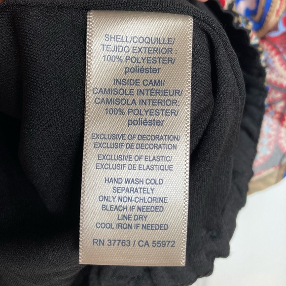 Rafaella Sheer Lined Floral Top - NWT - Picture 8 of 8